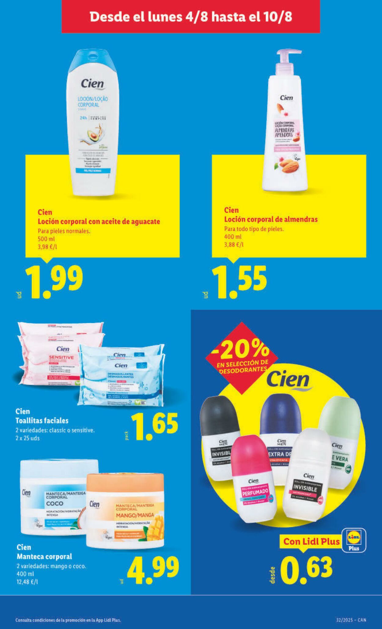 Folleto Lidl 04.08.2025 - 10.08.2025