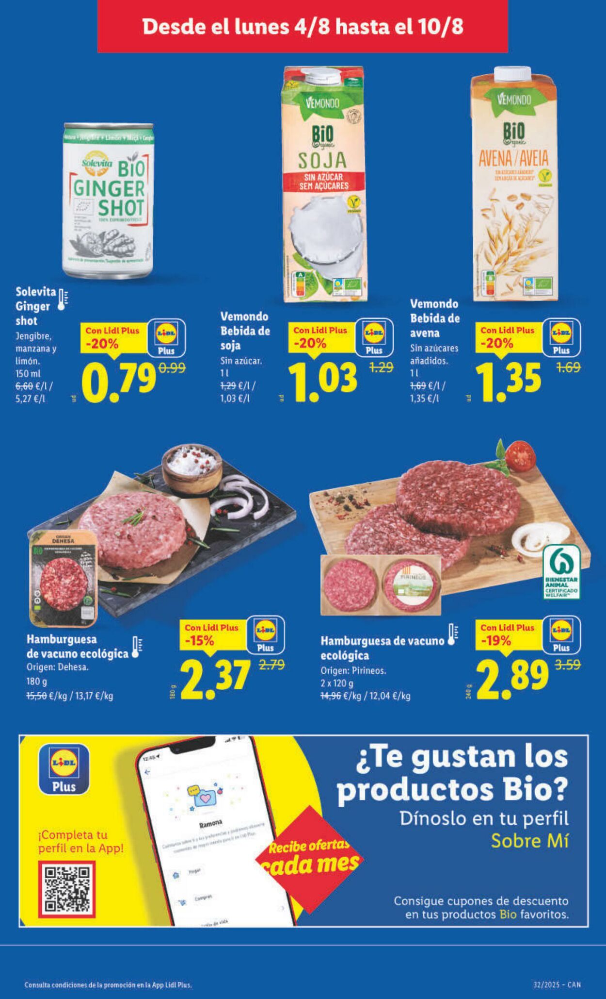 Folleto Lidl 04.08.2025 - 10.08.2025