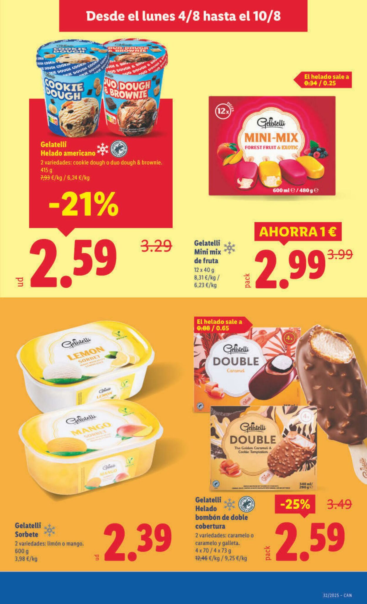 Folleto Lidl 04.08.2025 - 10.08.2025