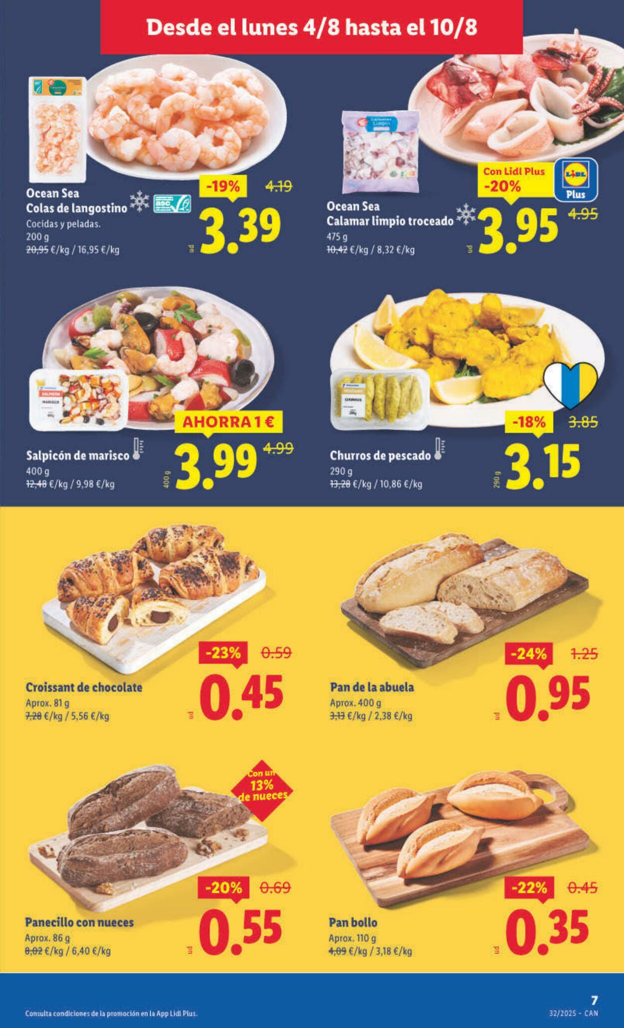 Folleto Lidl 04.08.2025 - 10.08.2025