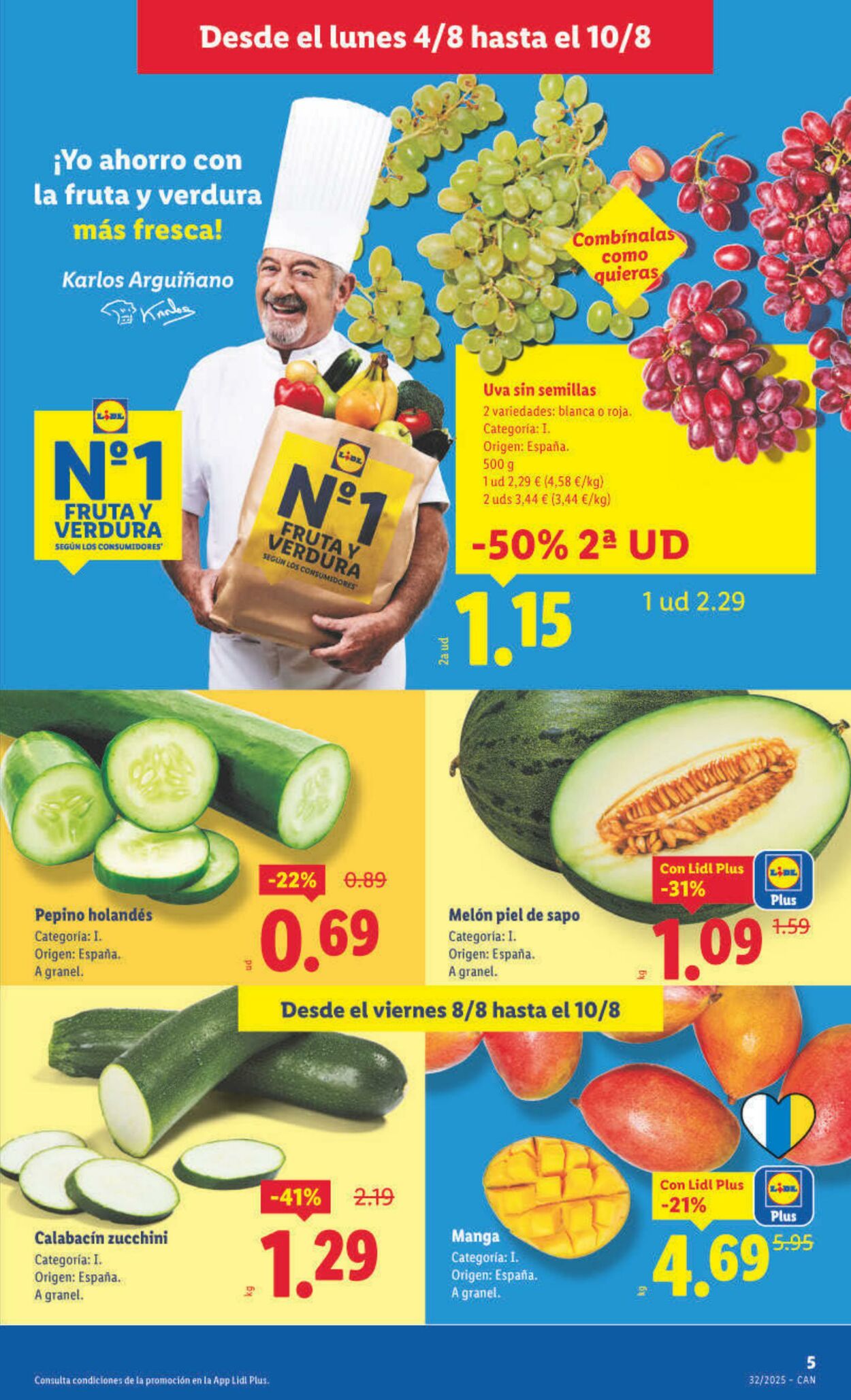 Folleto Lidl 04.08.2025 - 10.08.2025