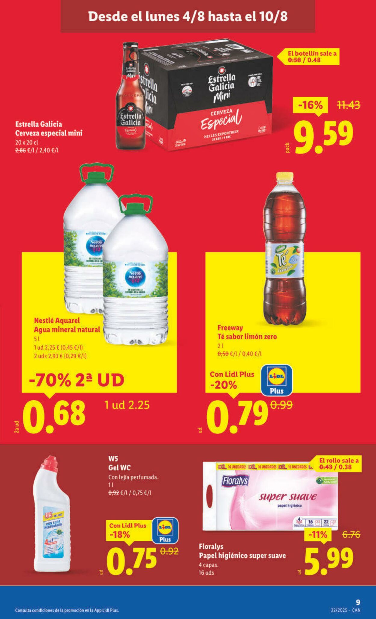 Folleto Lidl 04.08.2025 - 10.08.2025