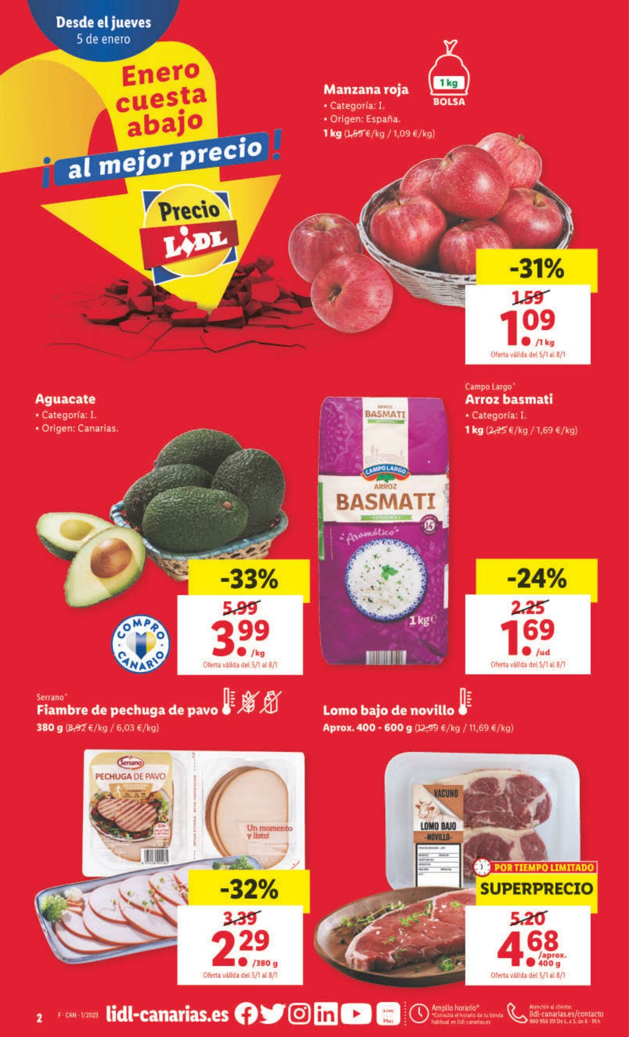 Folleto Lidl 05.01.2023 - 11.01.2023