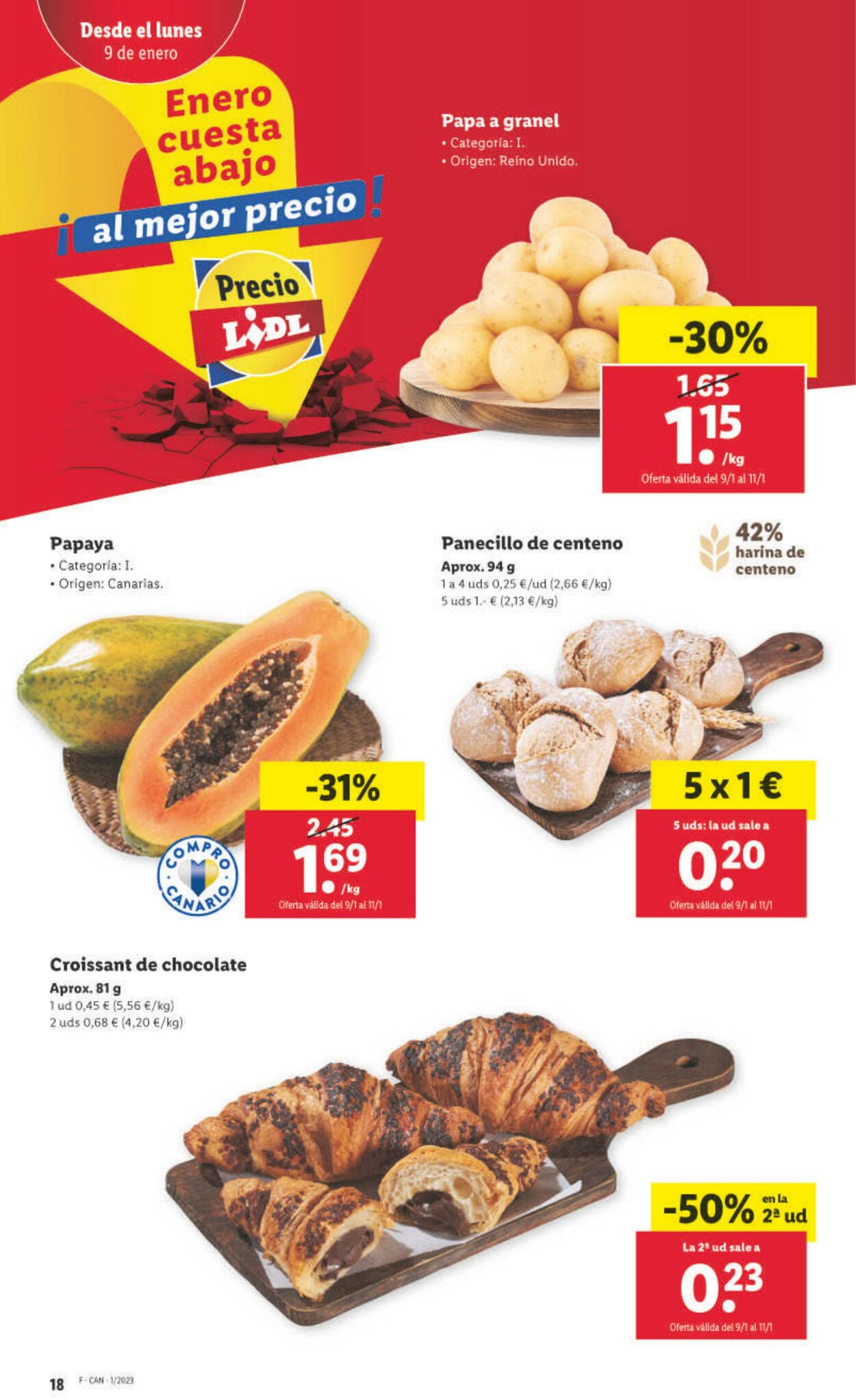 Folleto Lidl 05.01.2023 - 11.01.2023