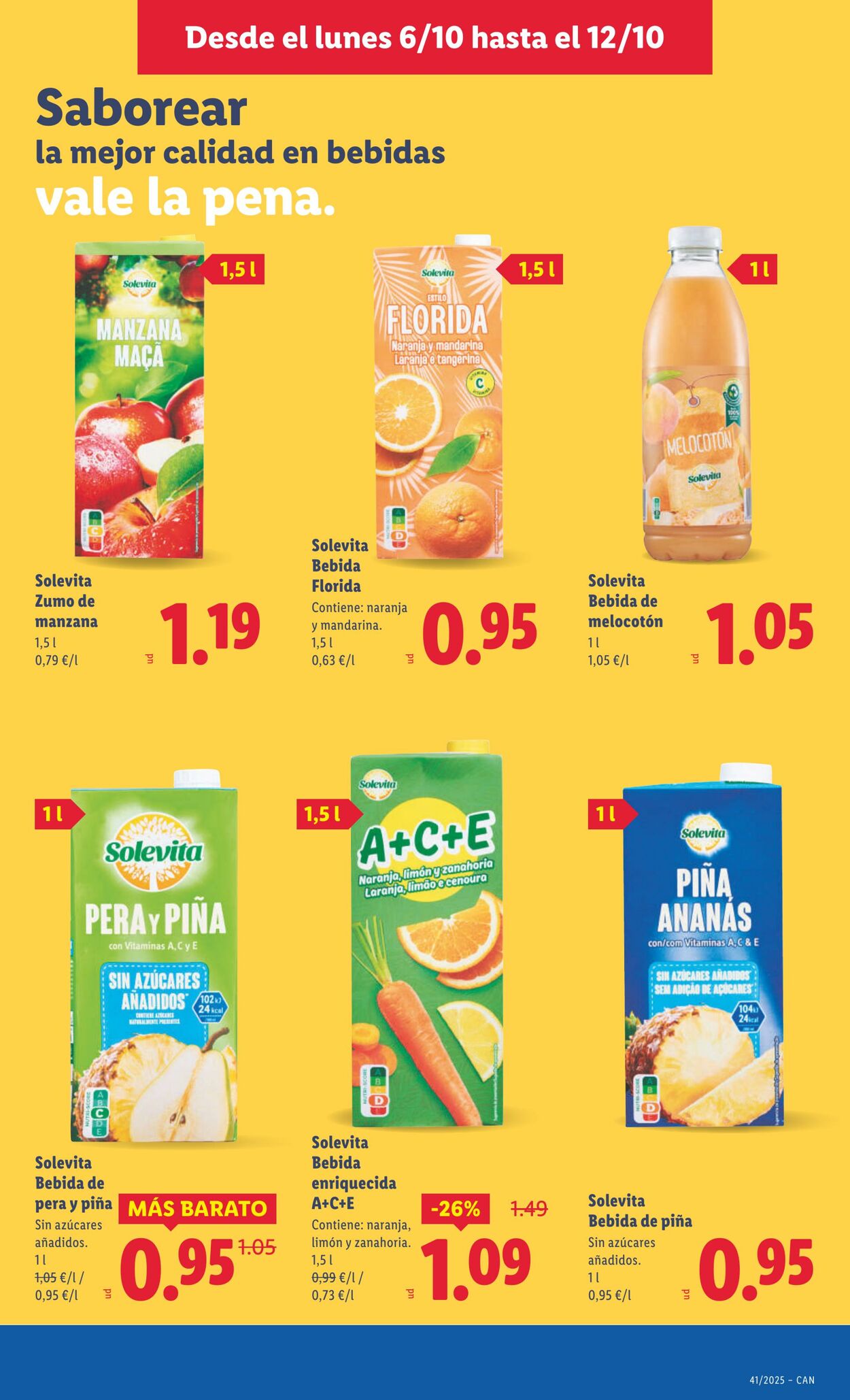 Folleto Lidl 06.10.2025 - 12.10.2025