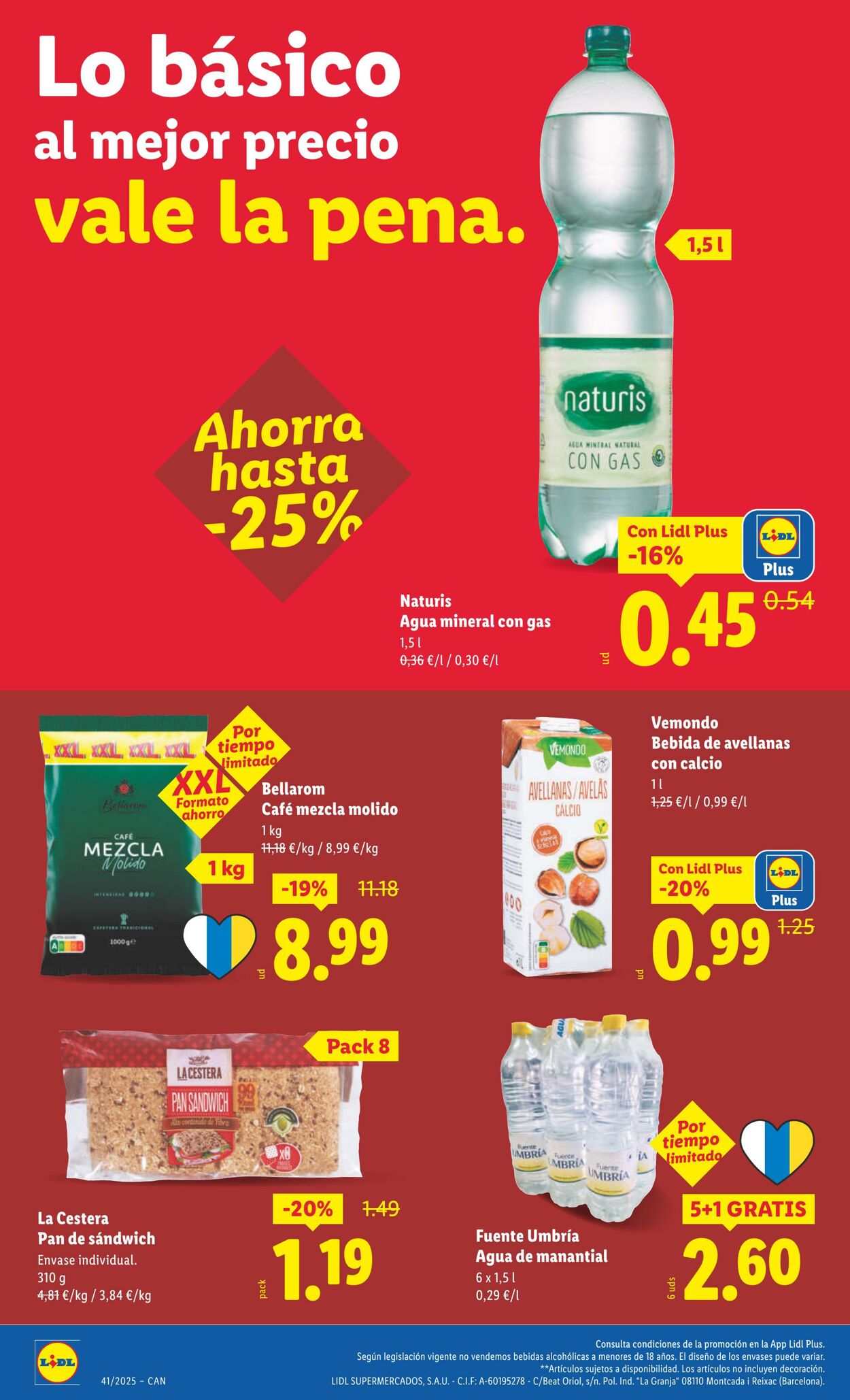 Folleto Lidl 06.10.2025 - 12.10.2025
