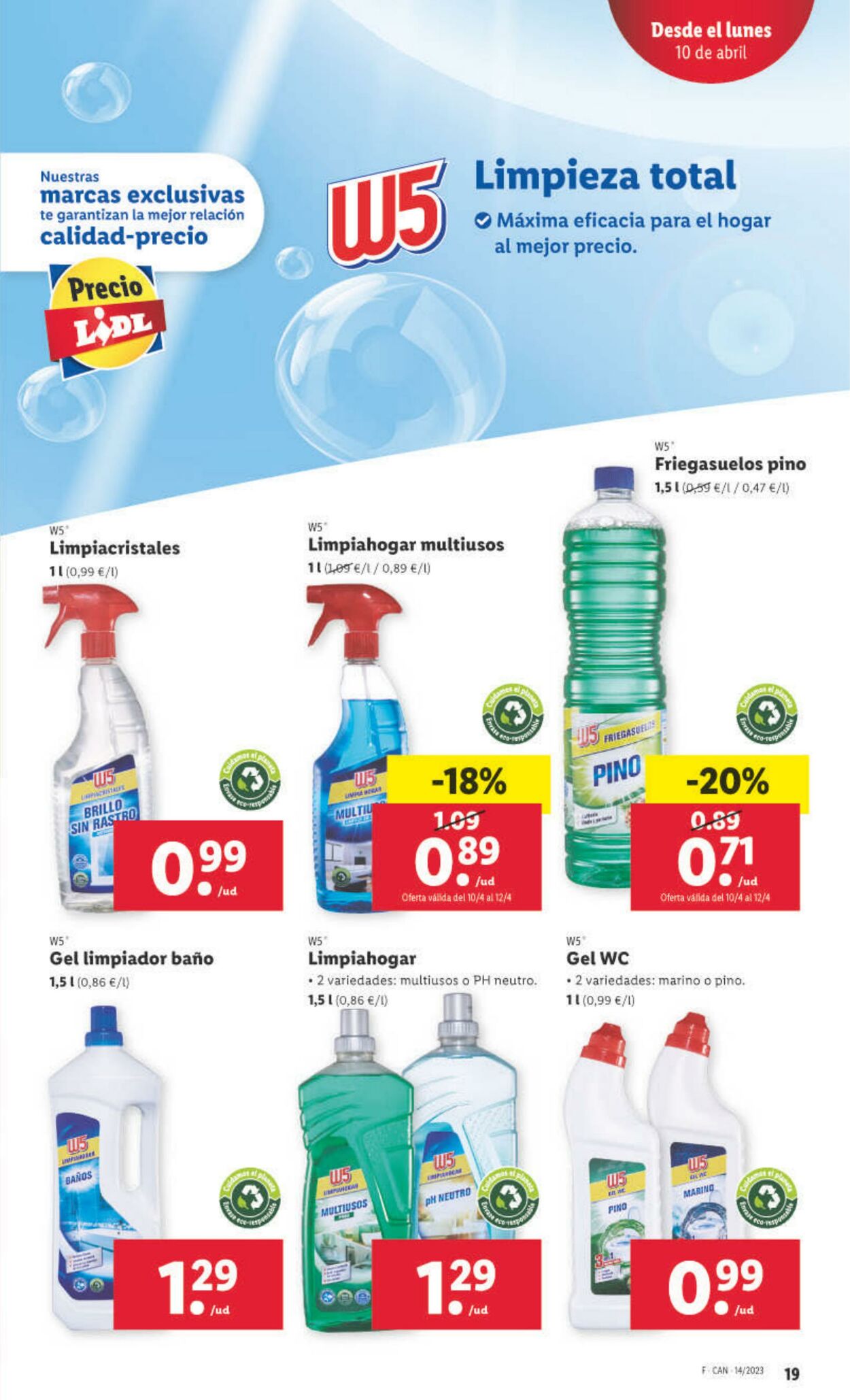 Folleto Lidl 06.04.2023 - 12.04.2023