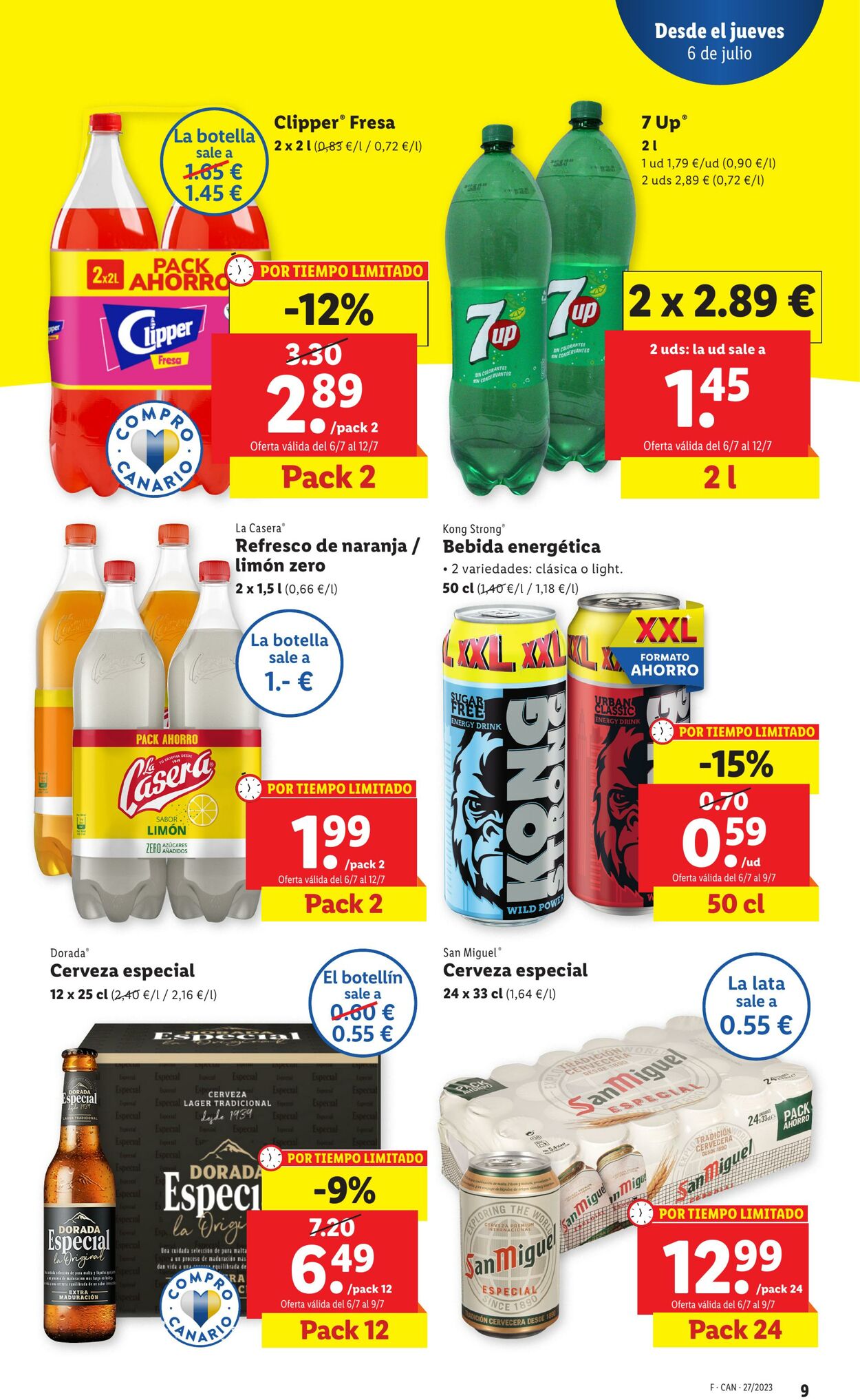 Folleto Lidl 06.07.2023 - 12.07.2023