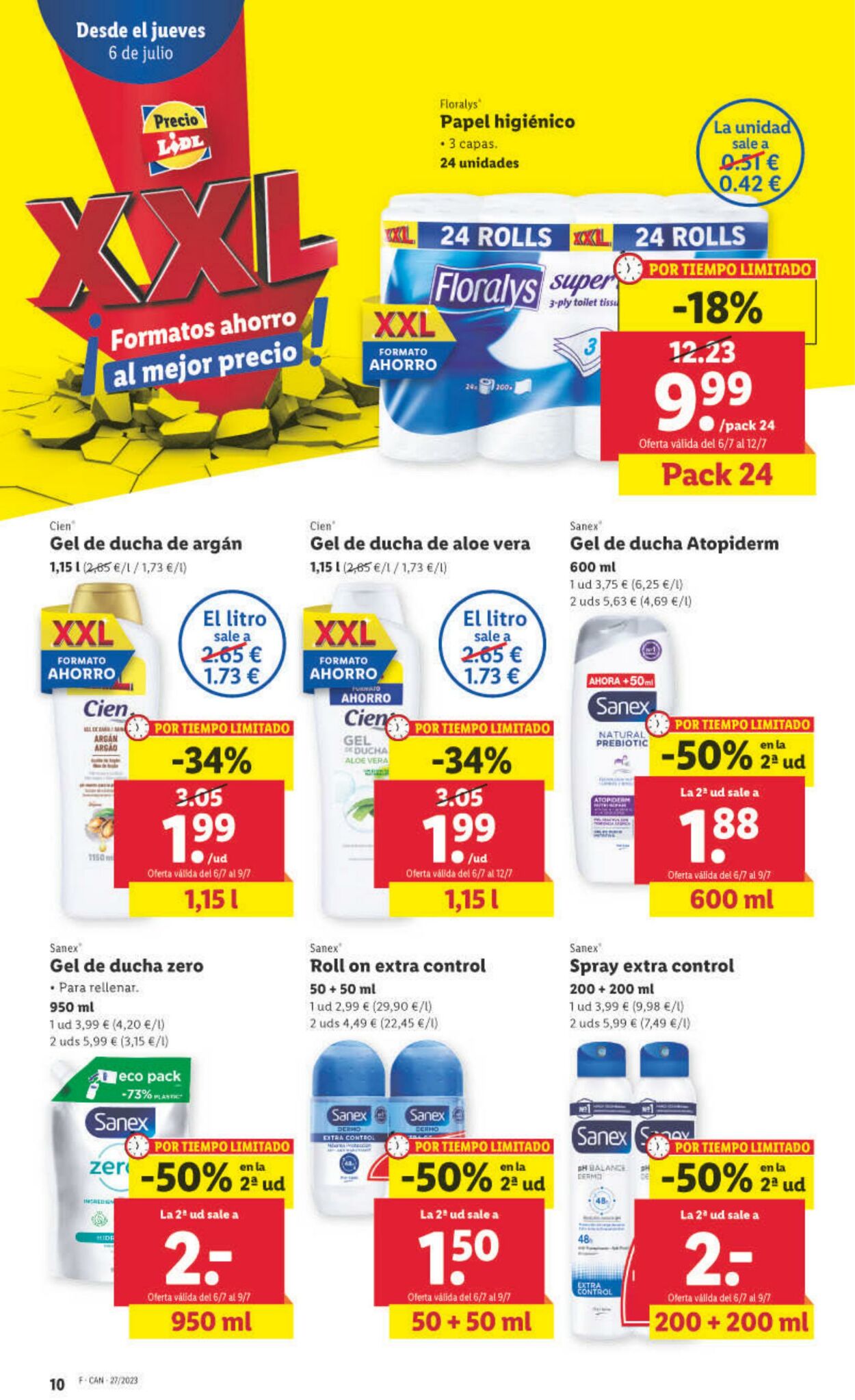 Folleto Lidl 06.07.2023 - 12.07.2023