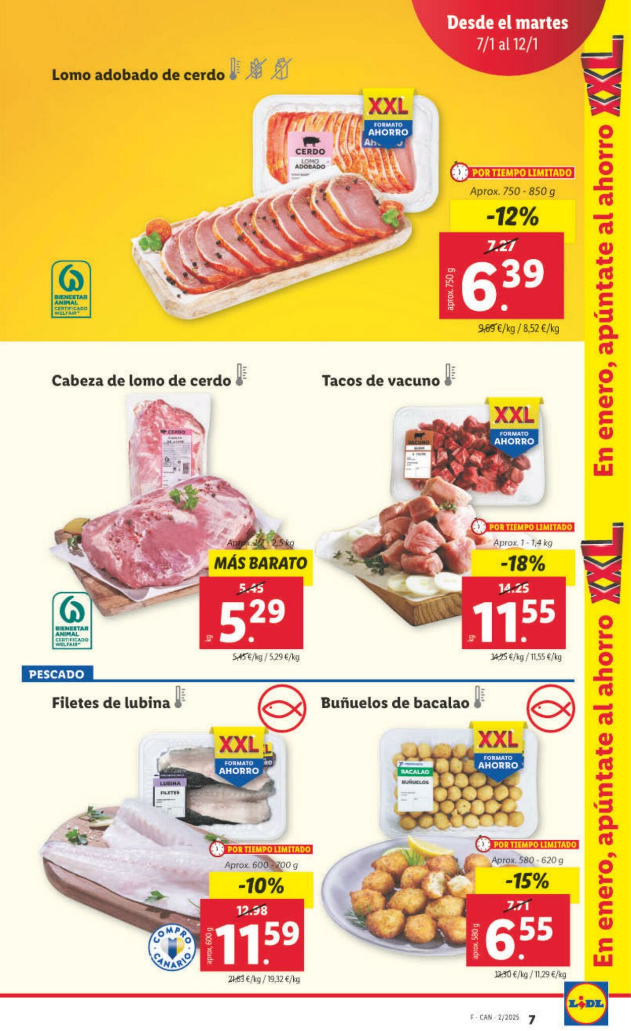 Folleto Lidl 07.01.2025 - 12.01.2025