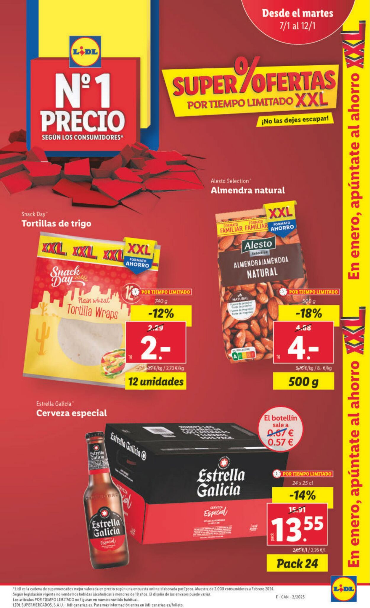 Folleto Lidl 07.01.2025 - 12.01.2025