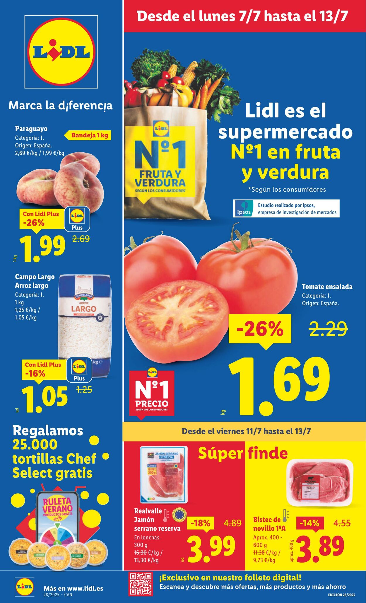 Folleto Lidl 07.07.2025 - 13.07.2025