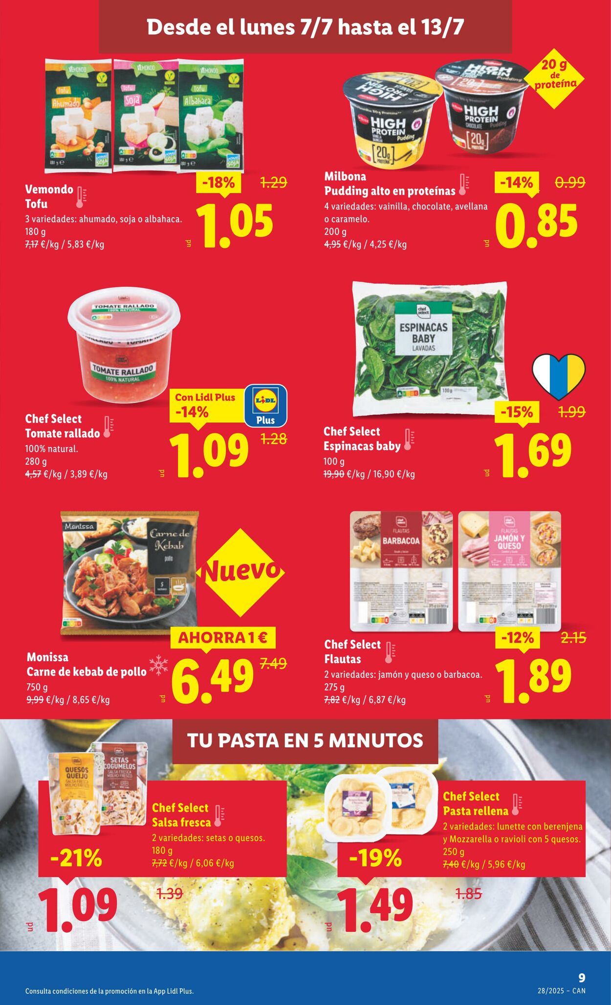 Folleto Lidl 07.07.2025 - 13.07.2025