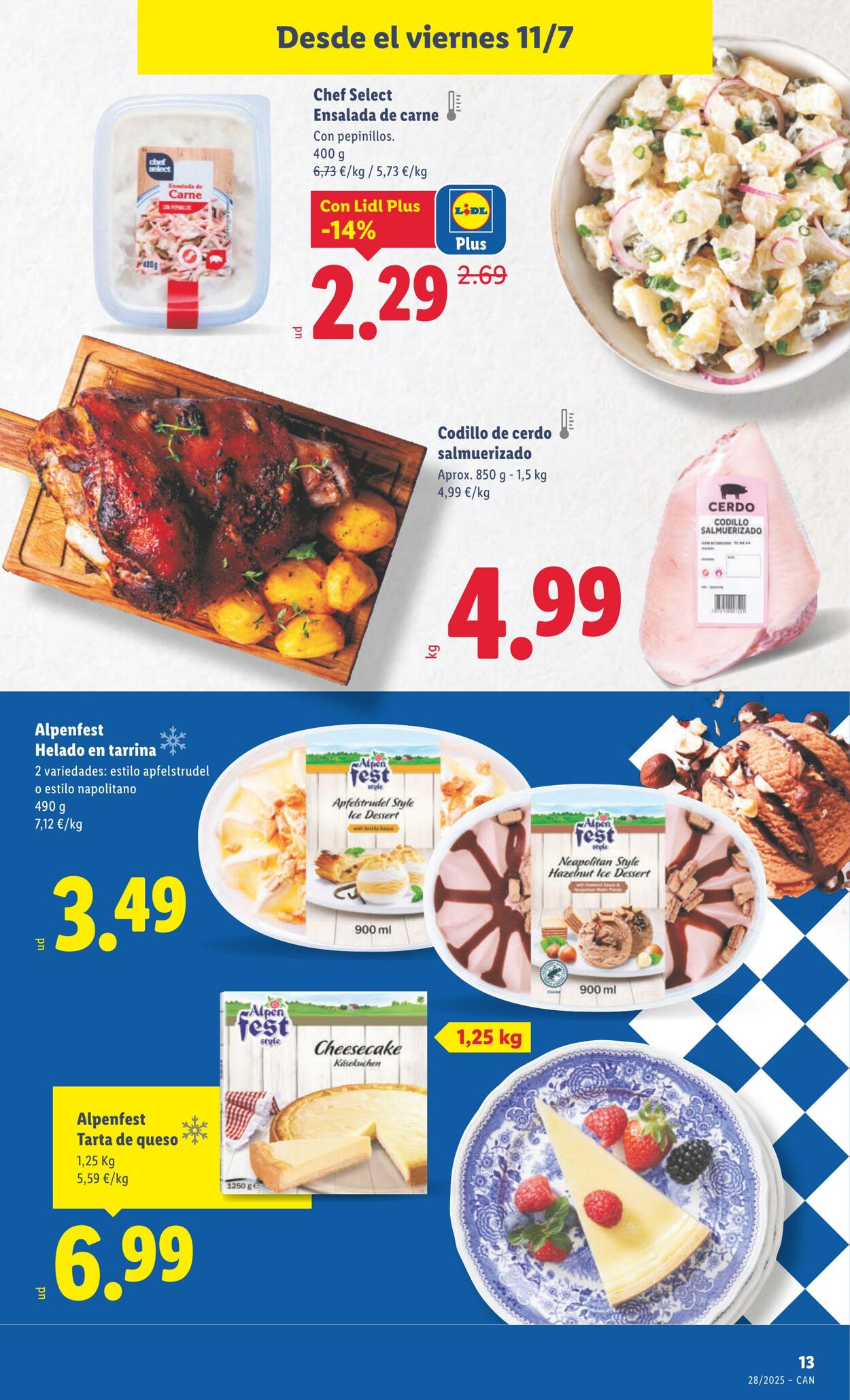 Folleto Lidl 07.07.2025 - 13.07.2025