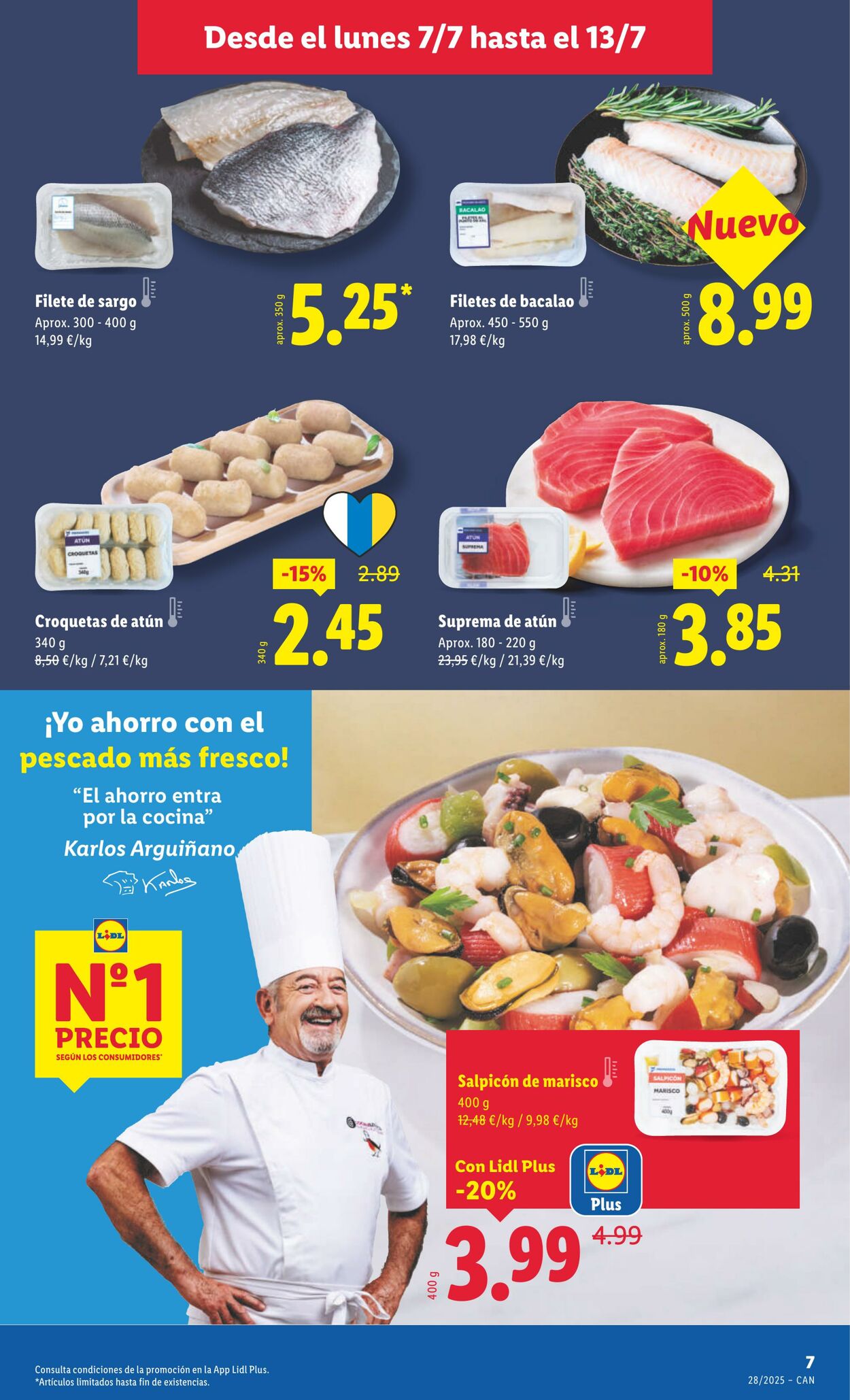 Folleto Lidl 07.07.2025 - 13.07.2025