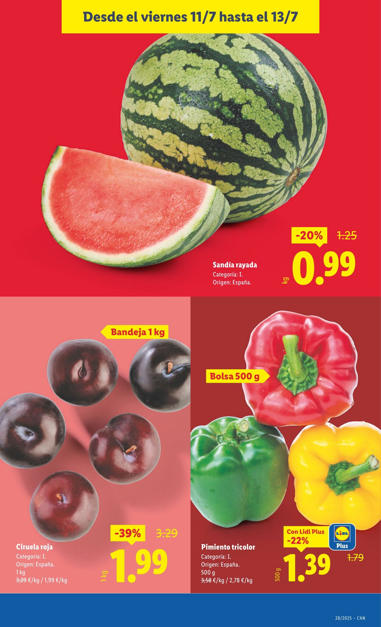 Folleto Lidl 07.07.2025 - 13.07.2025