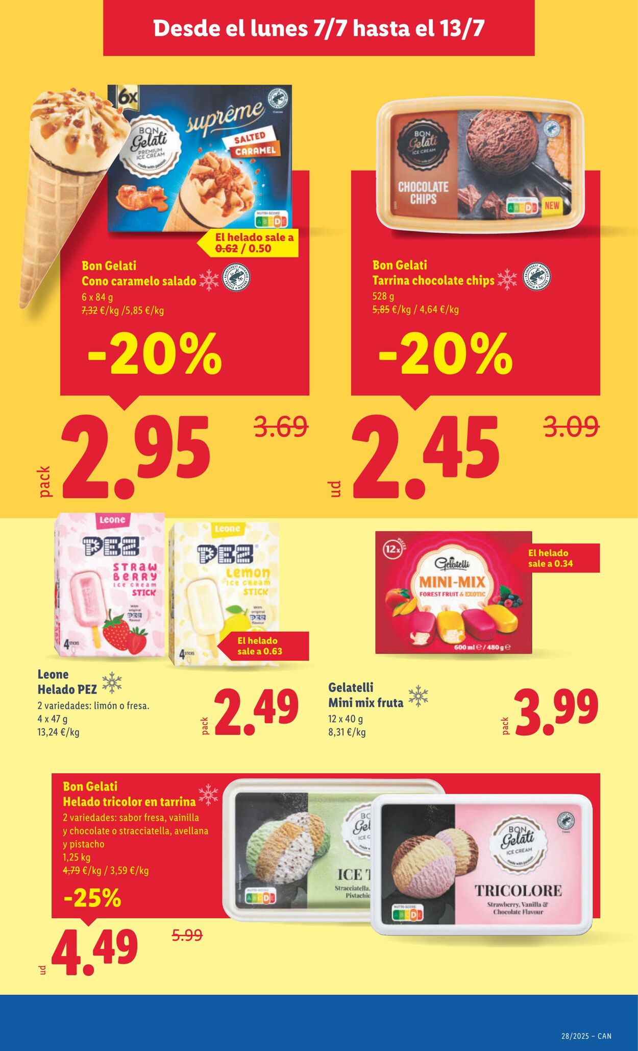 Folleto Lidl 07.07.2025 - 13.07.2025