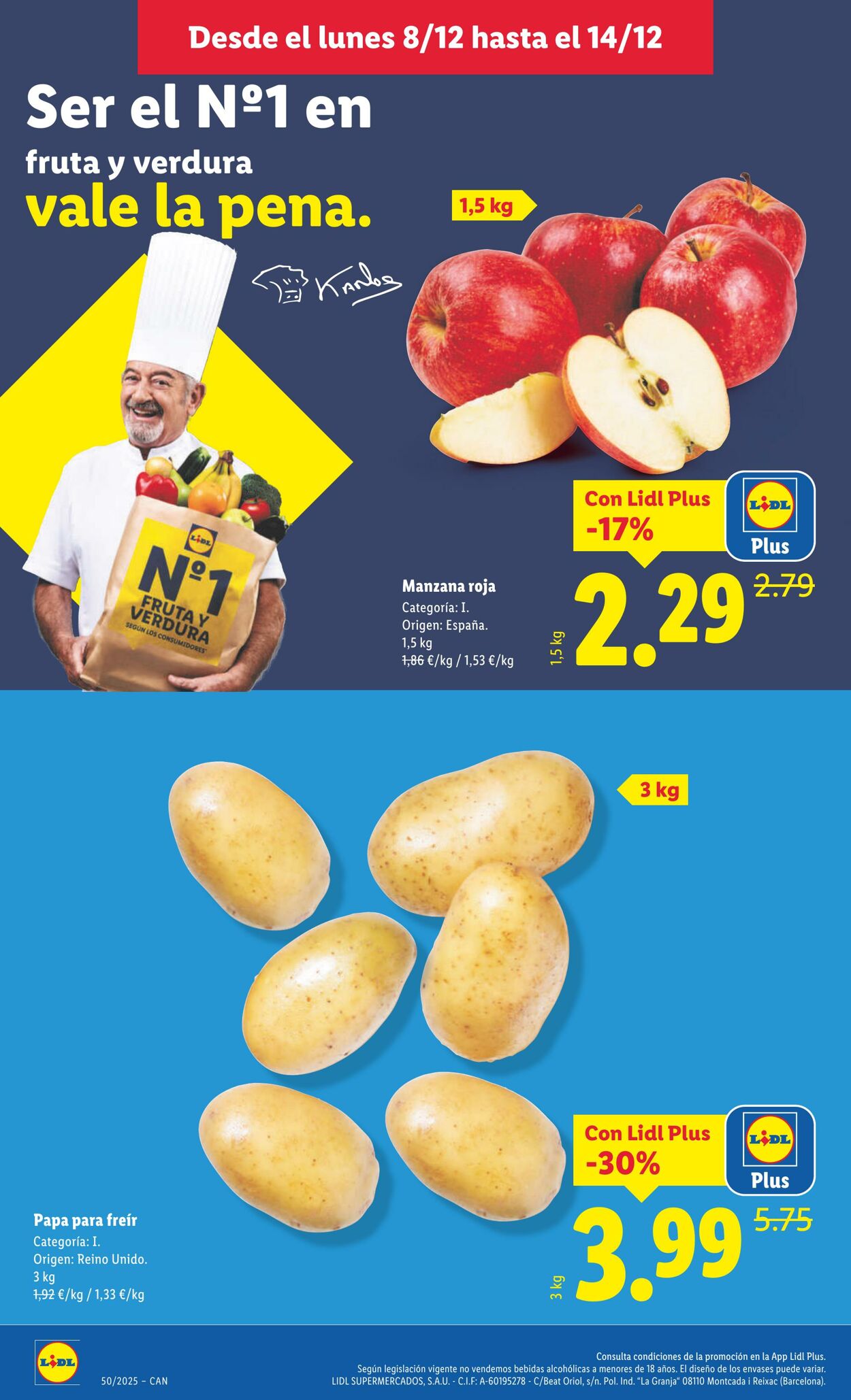Folleto Lidl 08.12.2025 - 14.12.2025
