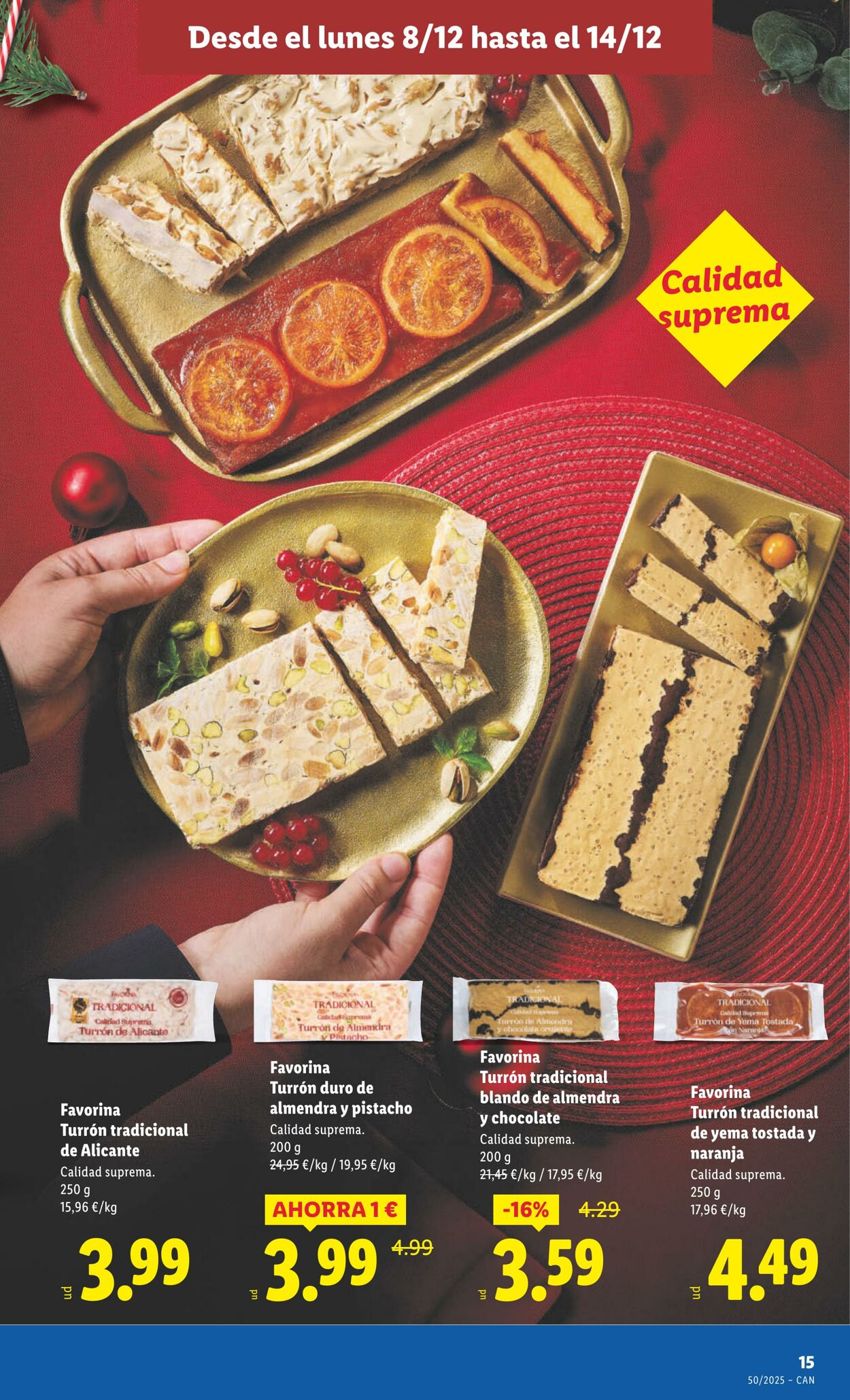 Folleto Lidl 08.12.2025 - 14.12.2025