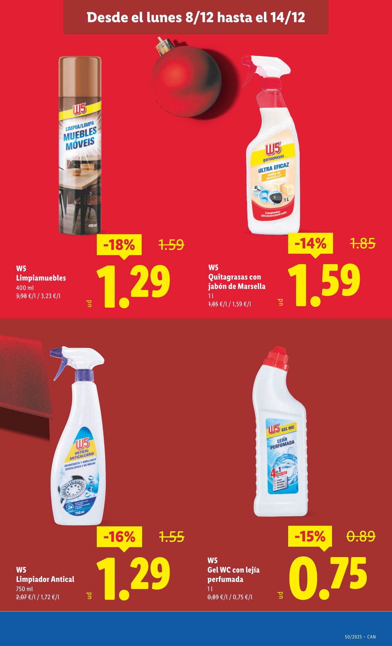 Folleto Lidl 08.12.2025 - 14.12.2025