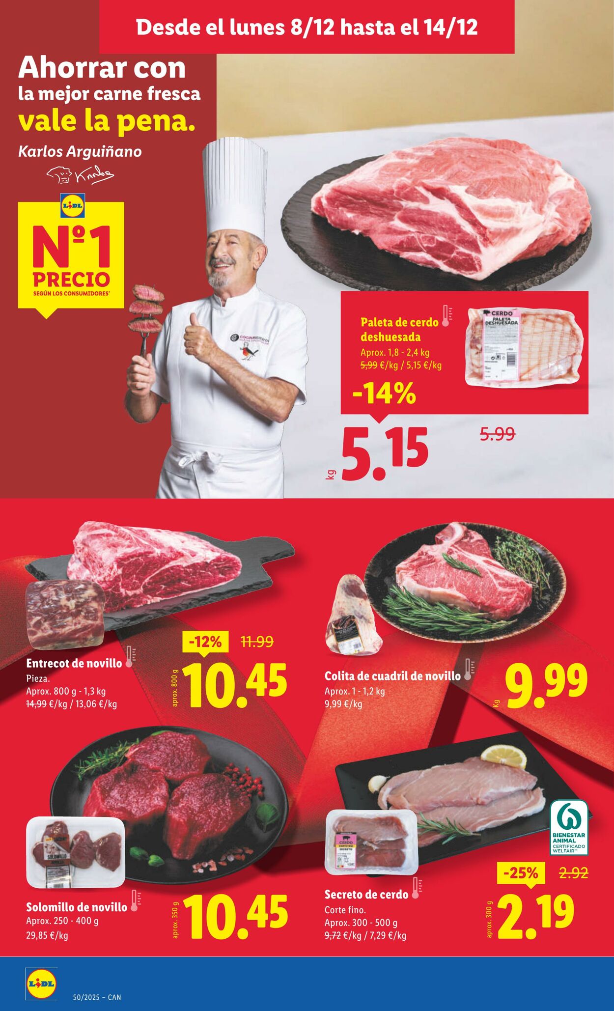 Folleto Lidl 08.12.2025 - 14.12.2025