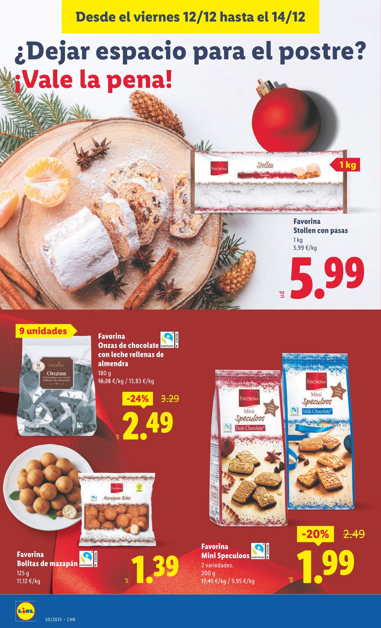 Folleto Lidl 08.12.2025 - 14.12.2025