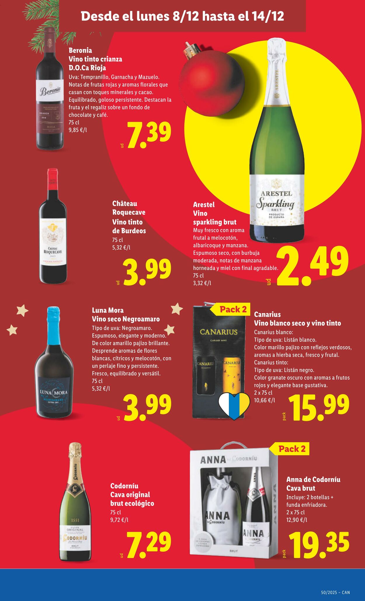 Folleto Lidl 08.12.2025 - 14.12.2025