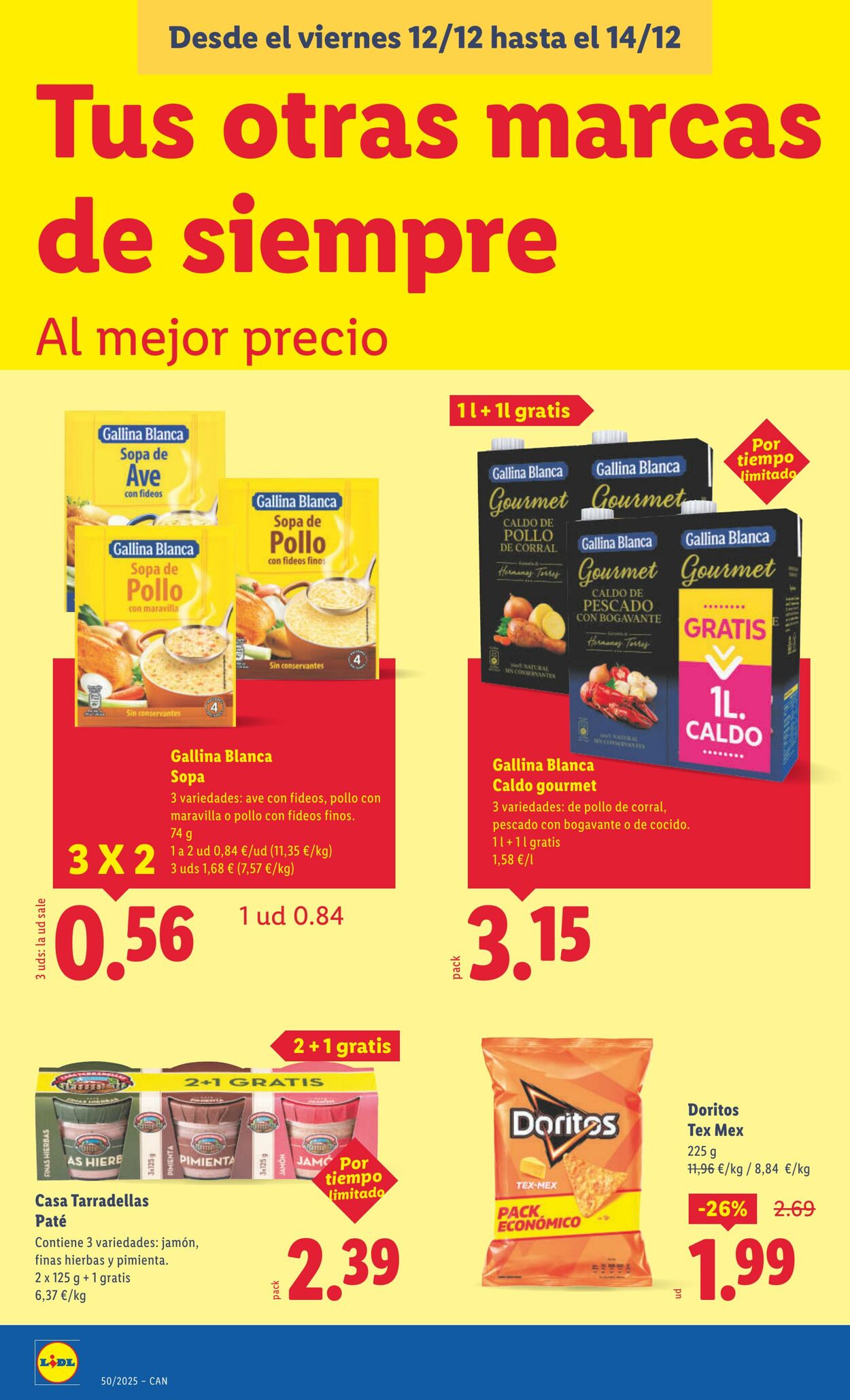 Folleto Lidl 08.12.2025 - 14.12.2025