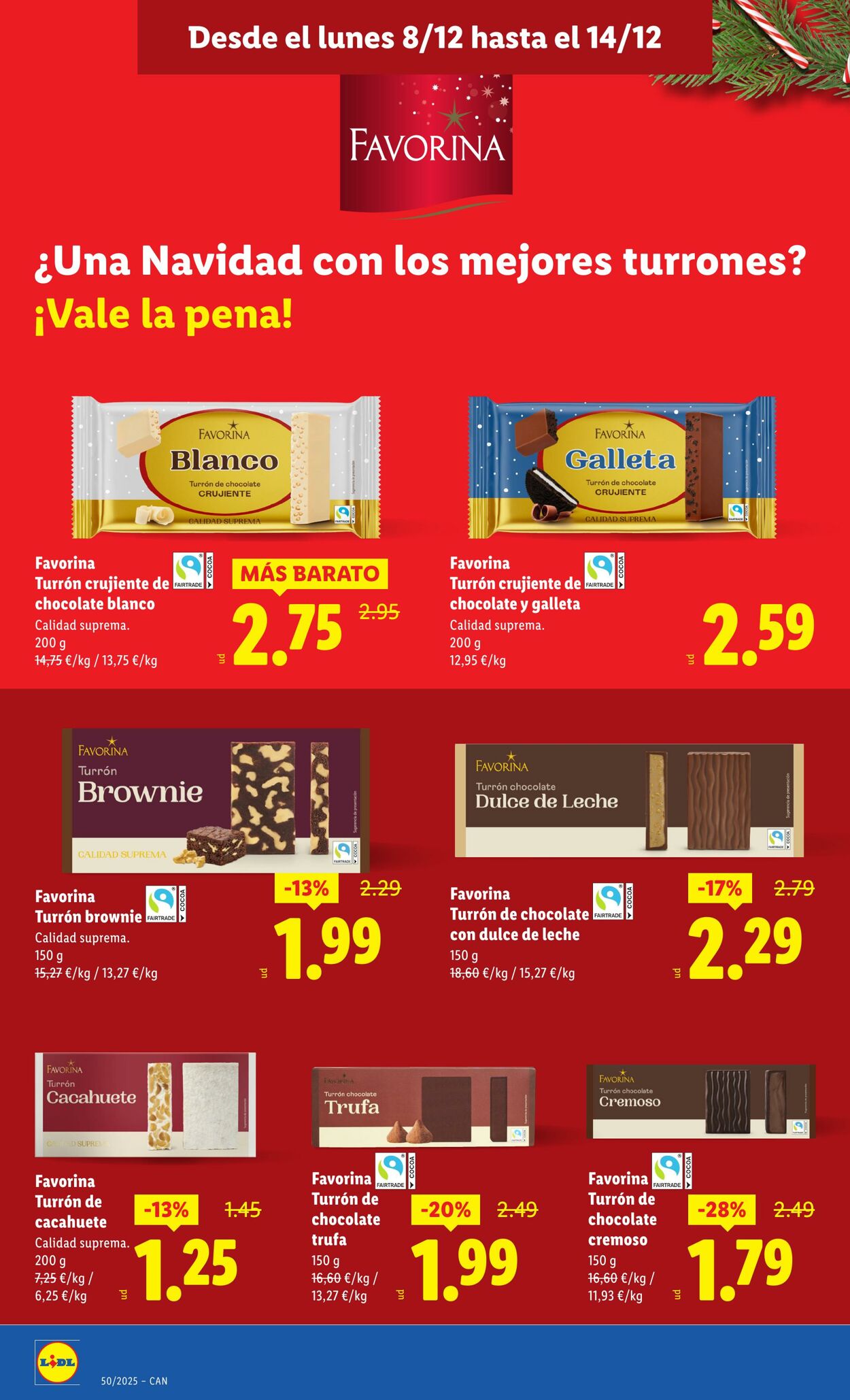 Folleto Lidl 08.12.2025 - 14.12.2025