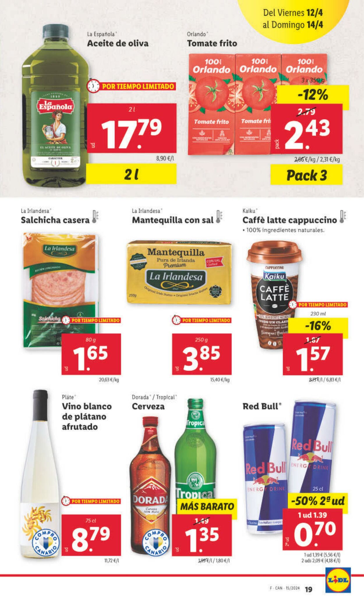 Folleto Lidl 08.04.2024 - 14.04.2024