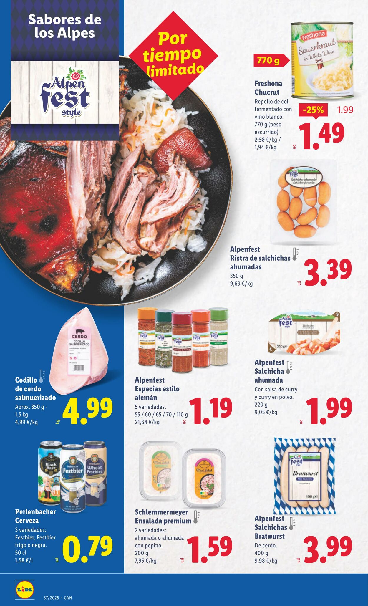 Folleto Lidl 08.09.2025 - 14.09.2025