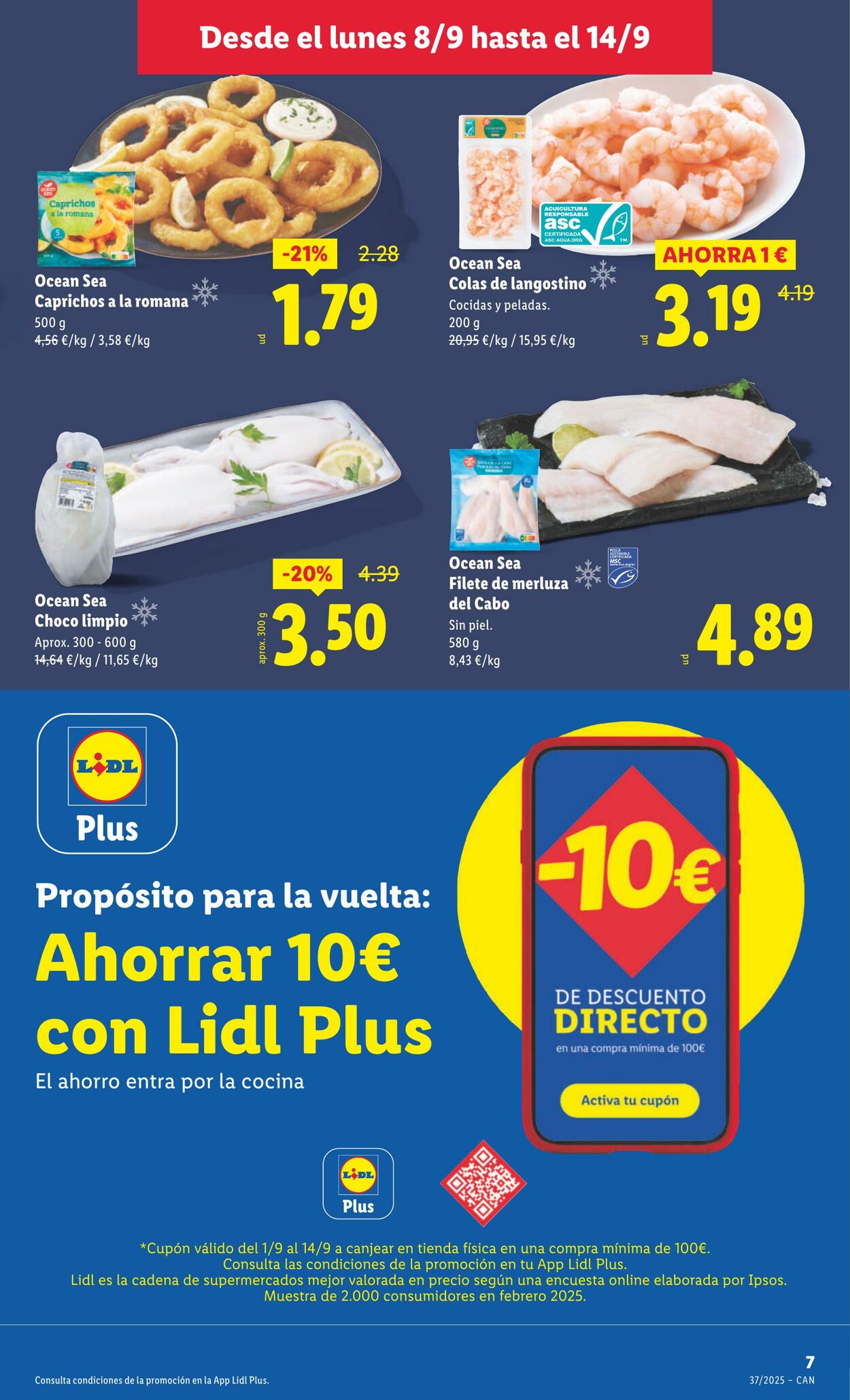 Folleto Lidl 08.09.2025 - 14.09.2025
