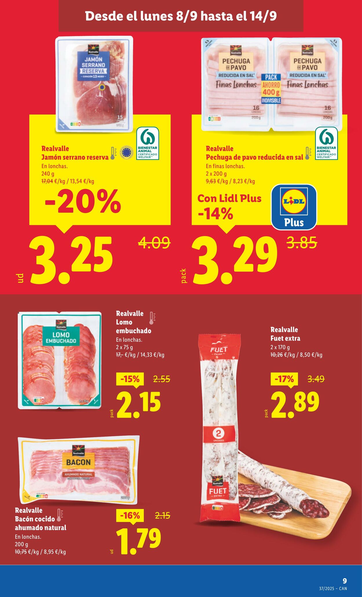 Folleto Lidl 08.09.2025 - 14.09.2025