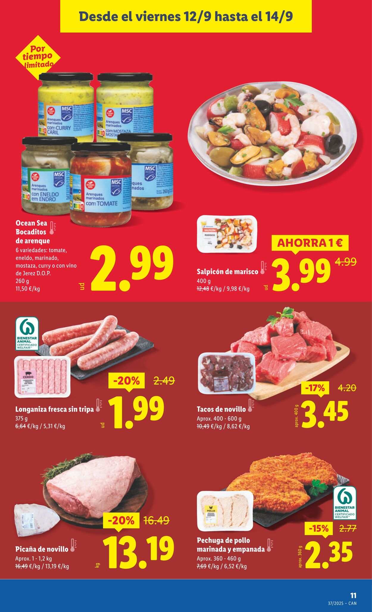 Folleto Lidl 08.09.2025 - 14.09.2025