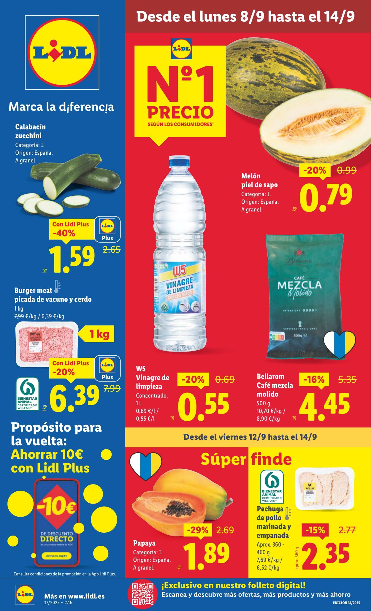 Folleto Lidl 08.09.2025 - 14.09.2025