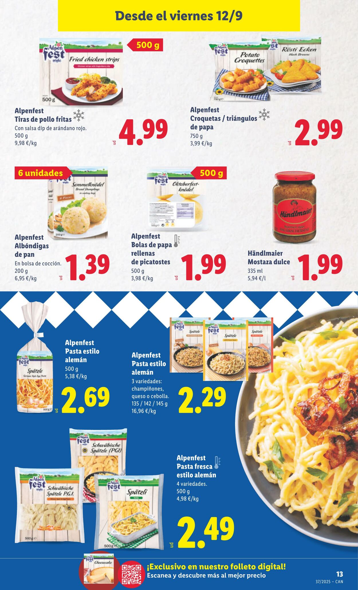 Folleto Lidl 08.09.2025 - 14.09.2025