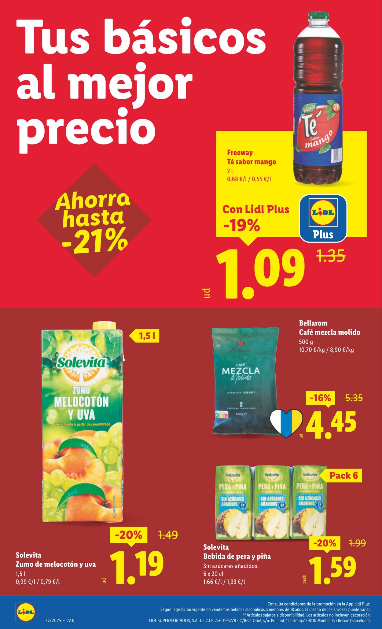 Folleto Lidl 08.09.2025 - 14.09.2025