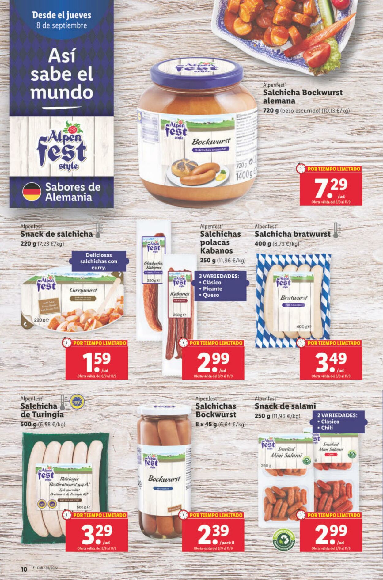 Folleto Lidl 08.09.2022 - 14.09.2022