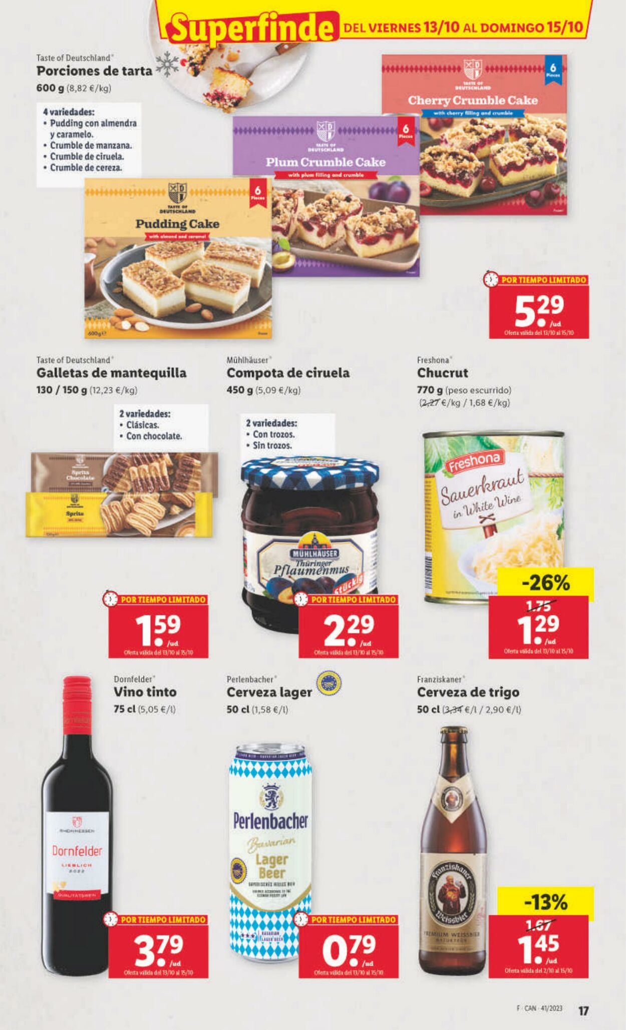 Folleto Lidl 09.10.2023 - 15.10.2023