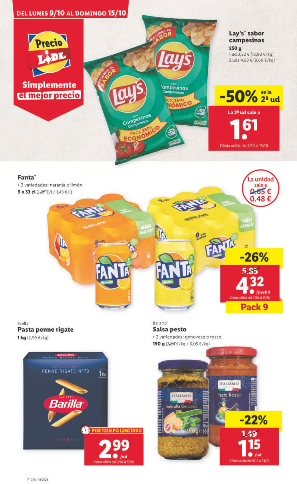 Folleto Lidl 09.10.2023 - 15.10.2023