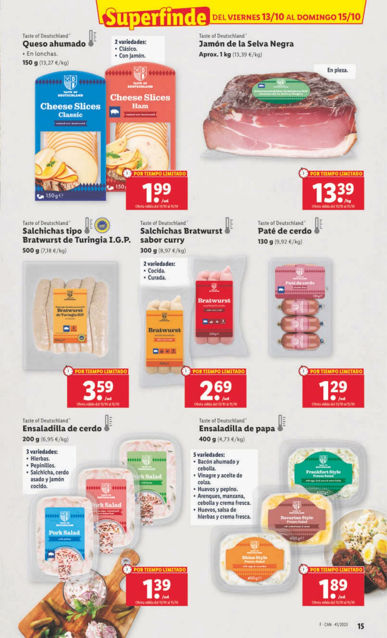 Folleto Lidl 09.10.2023 - 15.10.2023