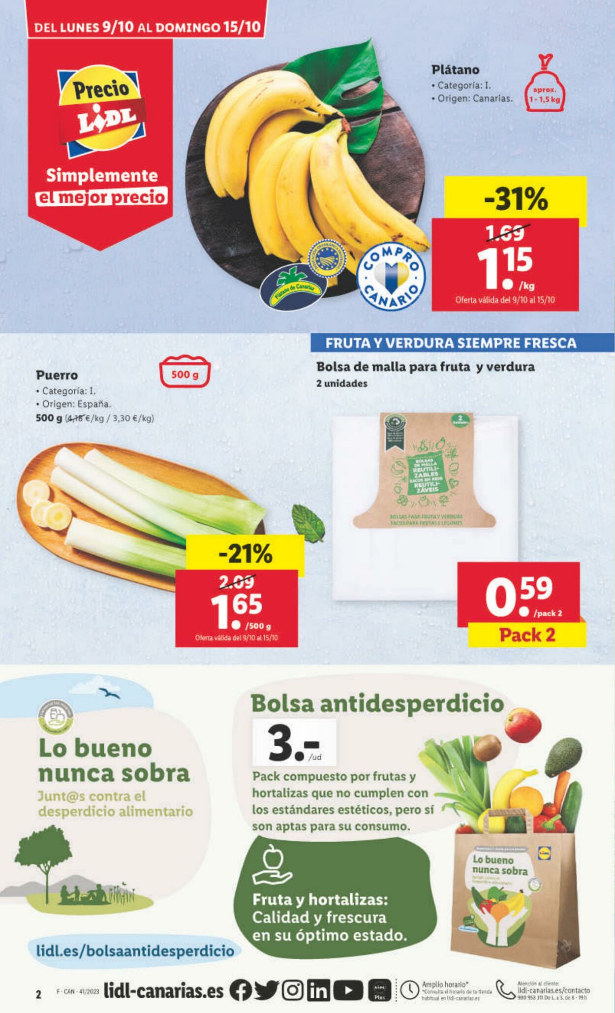 Folleto Lidl 09.10.2023 - 15.10.2023