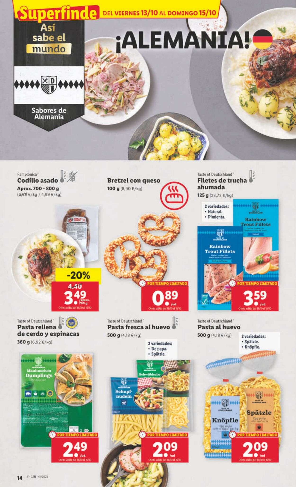 Folleto Lidl 09.10.2023 - 15.10.2023