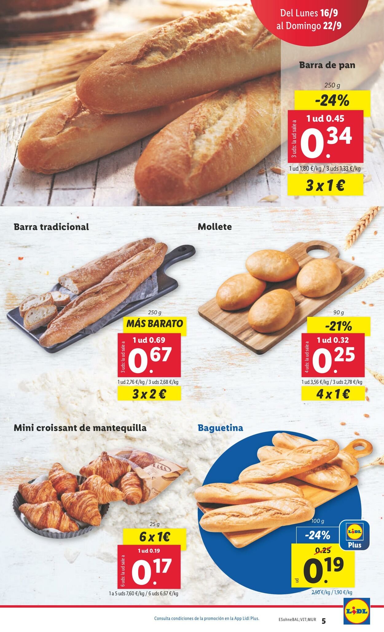 Folleto Lidl 16.09.2024 - 22.09.2024