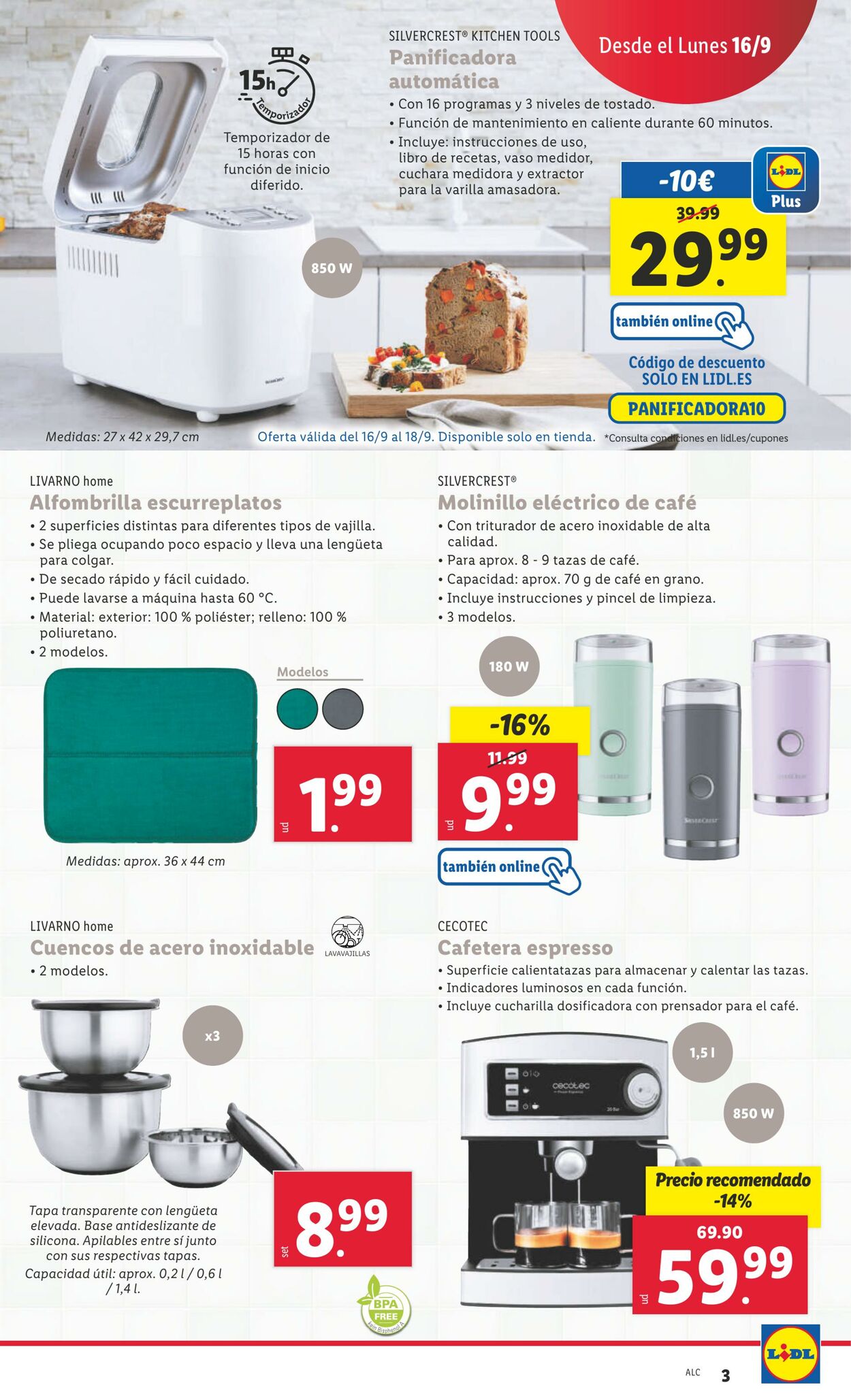 Folleto Lidl 16.09.2024 - 22.09.2024