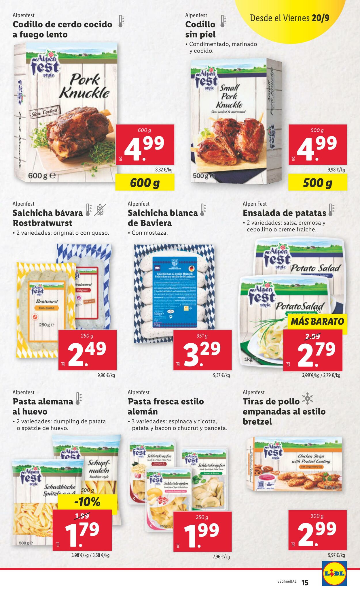 Folleto Lidl 16.09.2024 - 22.09.2024