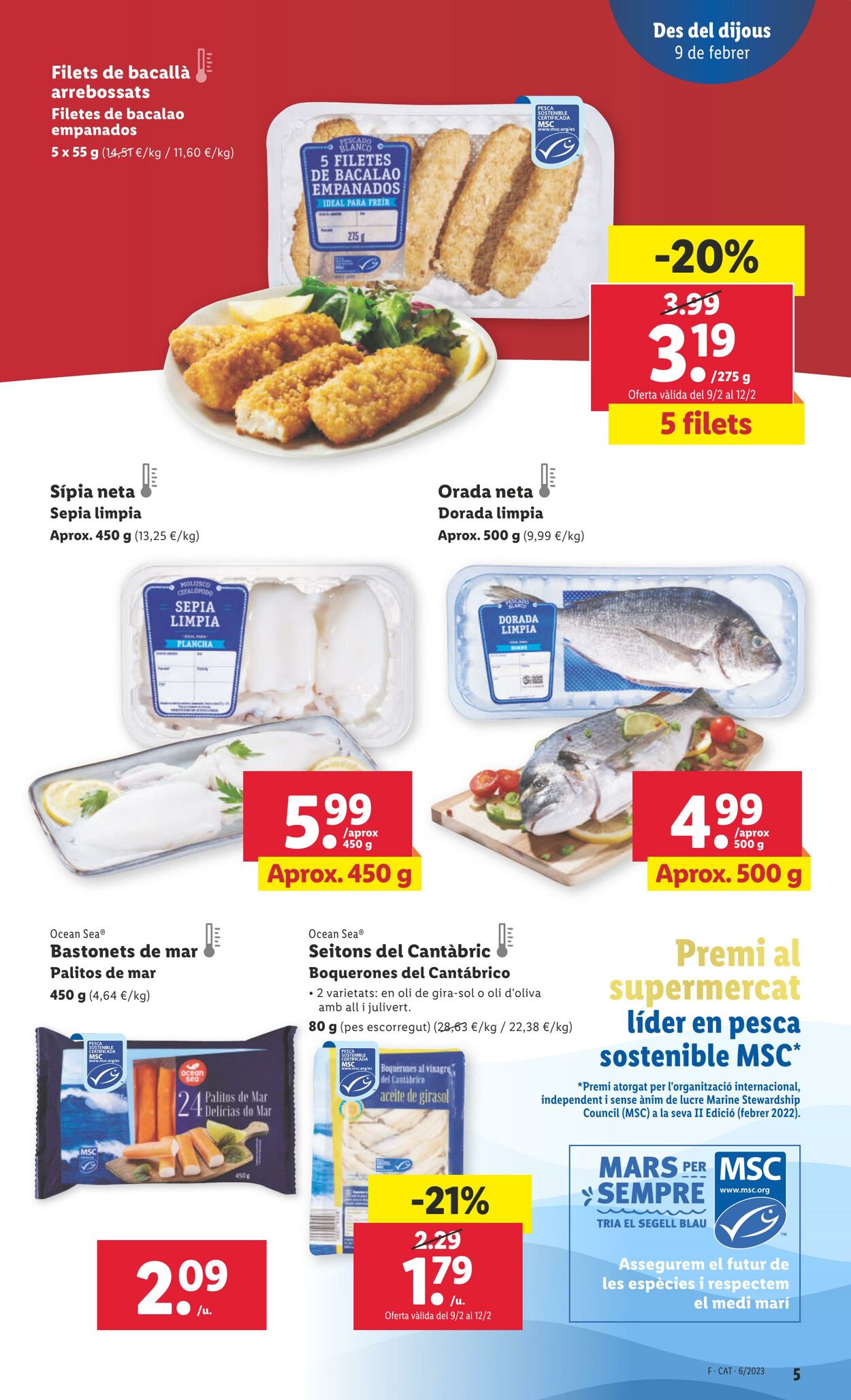 Folleto Lidl 09.02.2023 - 15.02.2023