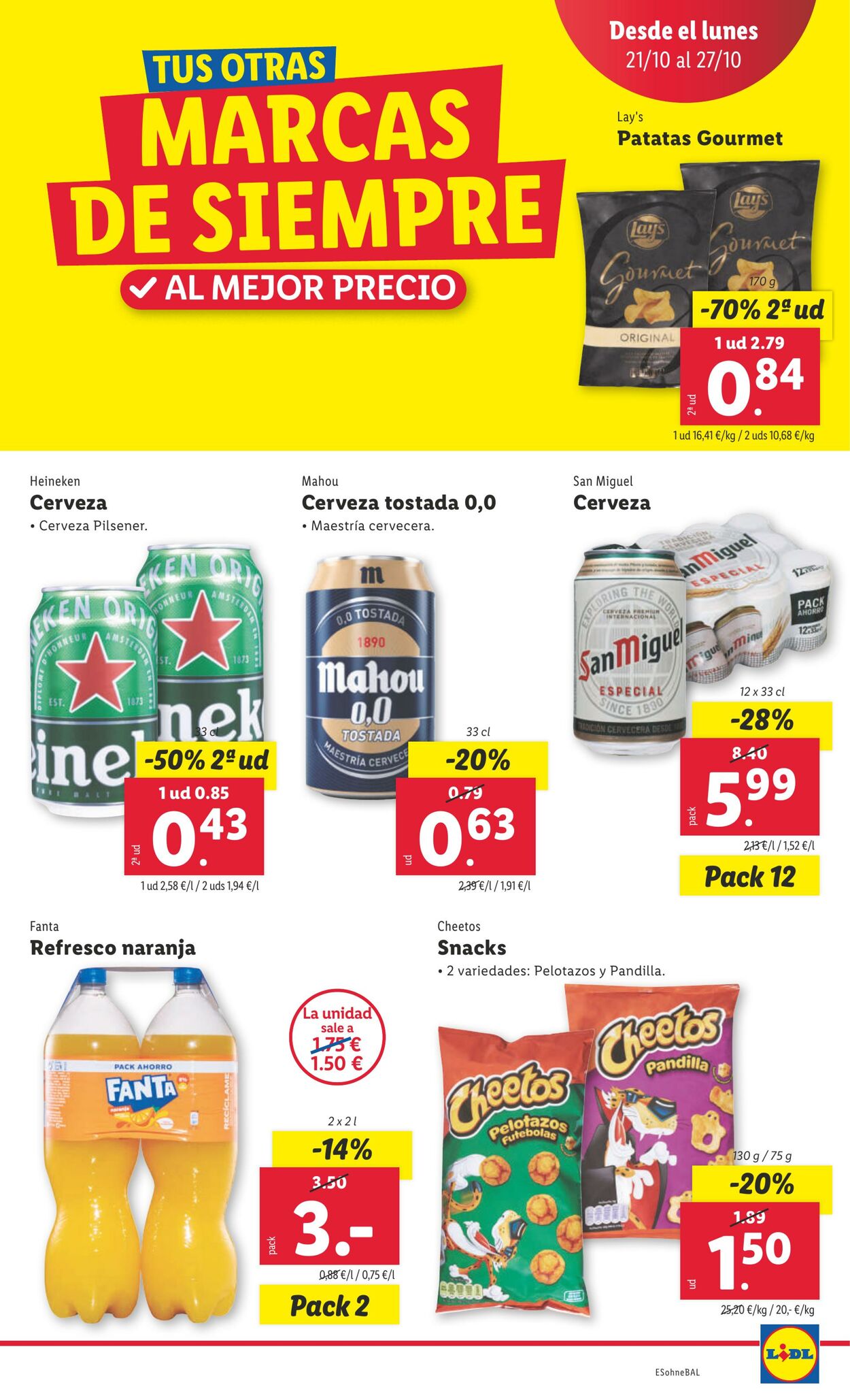 Folleto Lidl 21.10.2024 - 27.10.2024