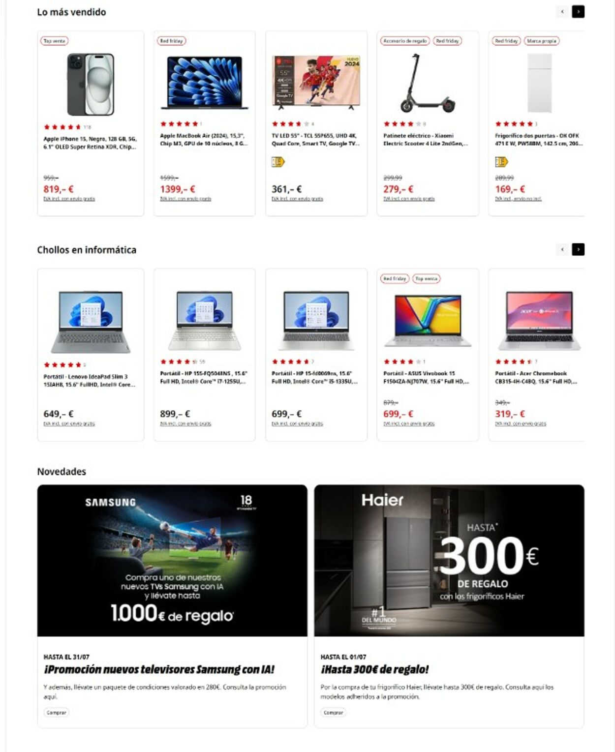 Folleto Media Markt 10.06.2024 - 24.06.2024