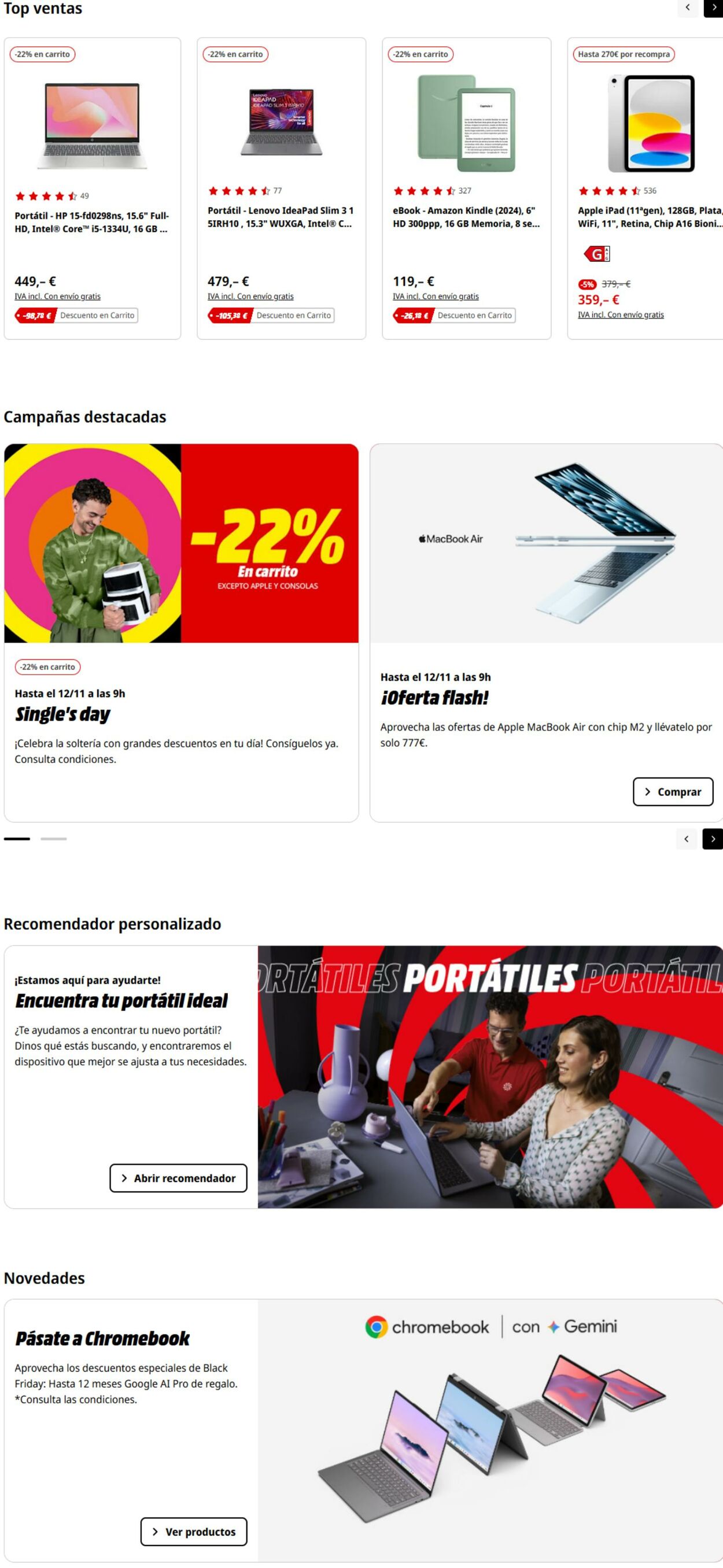 Folleto Media Markt 12.11.2025 - 26.11.2025